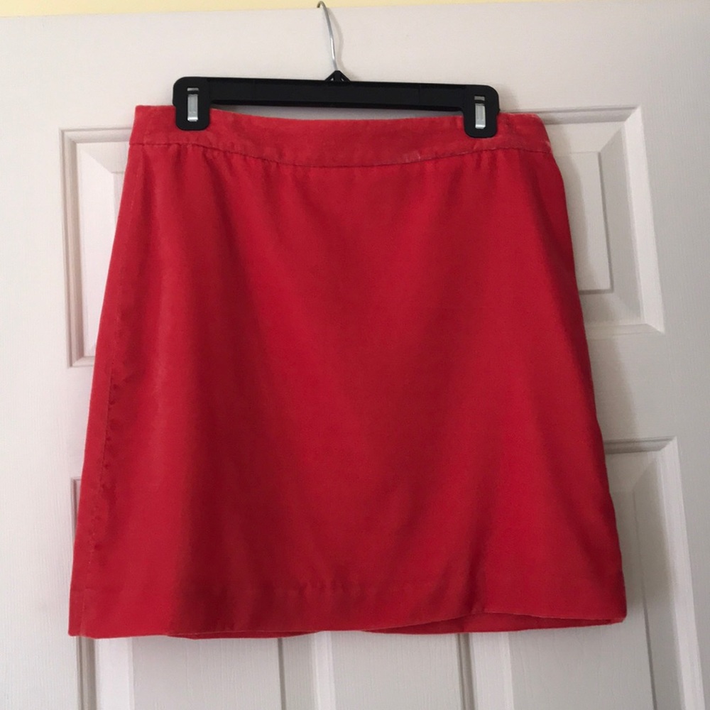 Size 4 J Crew velvet skirt